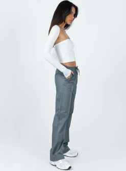 Princess Polly Tumble Pants Slate Hot