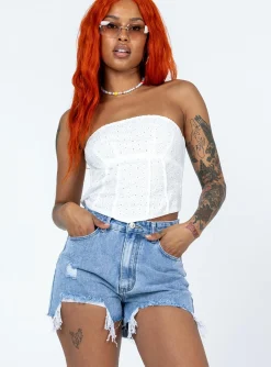 Princess Polly Turnershorts   Denim Fashion