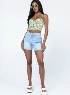 Princess Polly Tuscan Top Green Cheap