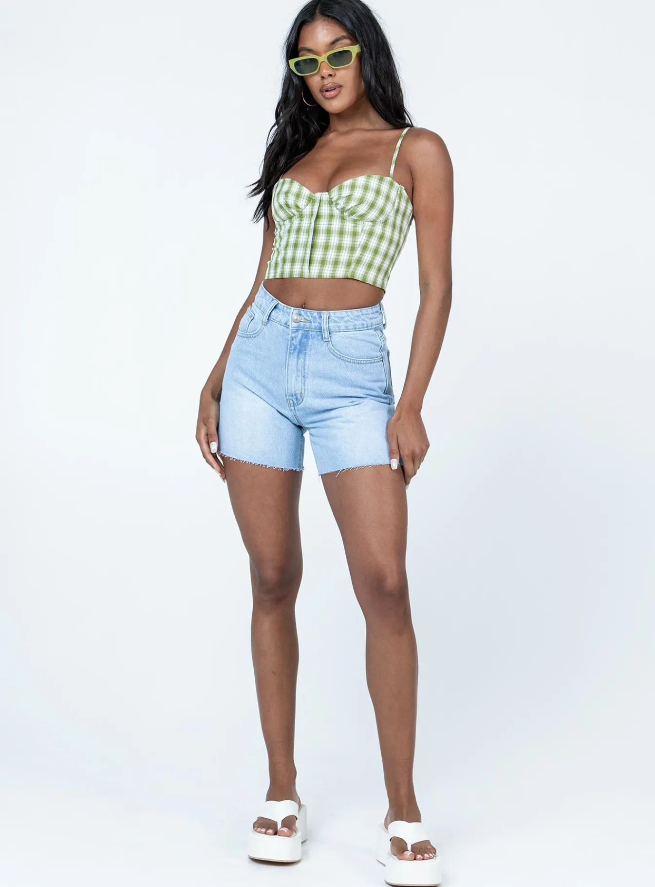 Princess Polly Tuscan Top Green Cheap