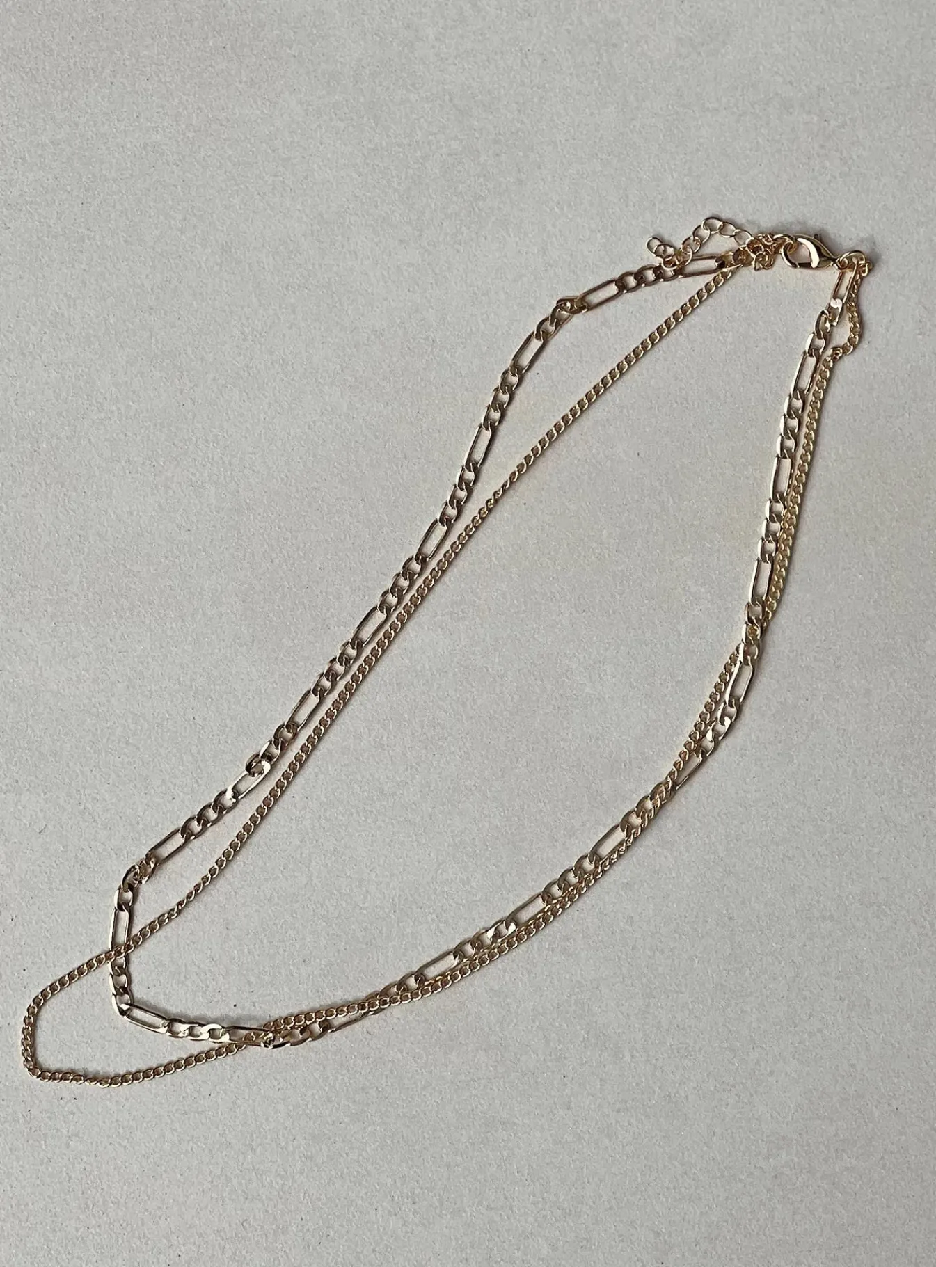 Princess Polly Two Chain Necklace Set Gold Shop