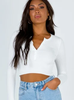 Princess Polly Unwritten Love Top White Hot