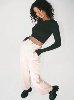 Princess Polly Unwritten Love Top  Black Flash Sale