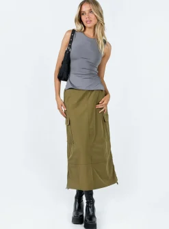 Princess Polly Uzo Top  Grey New