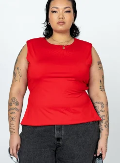 Princess Polly Uzo Topcurve   Red Online