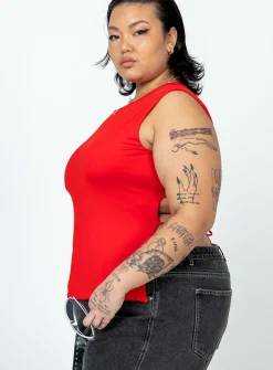 Princess Polly Uzo Topcurve Red Online
