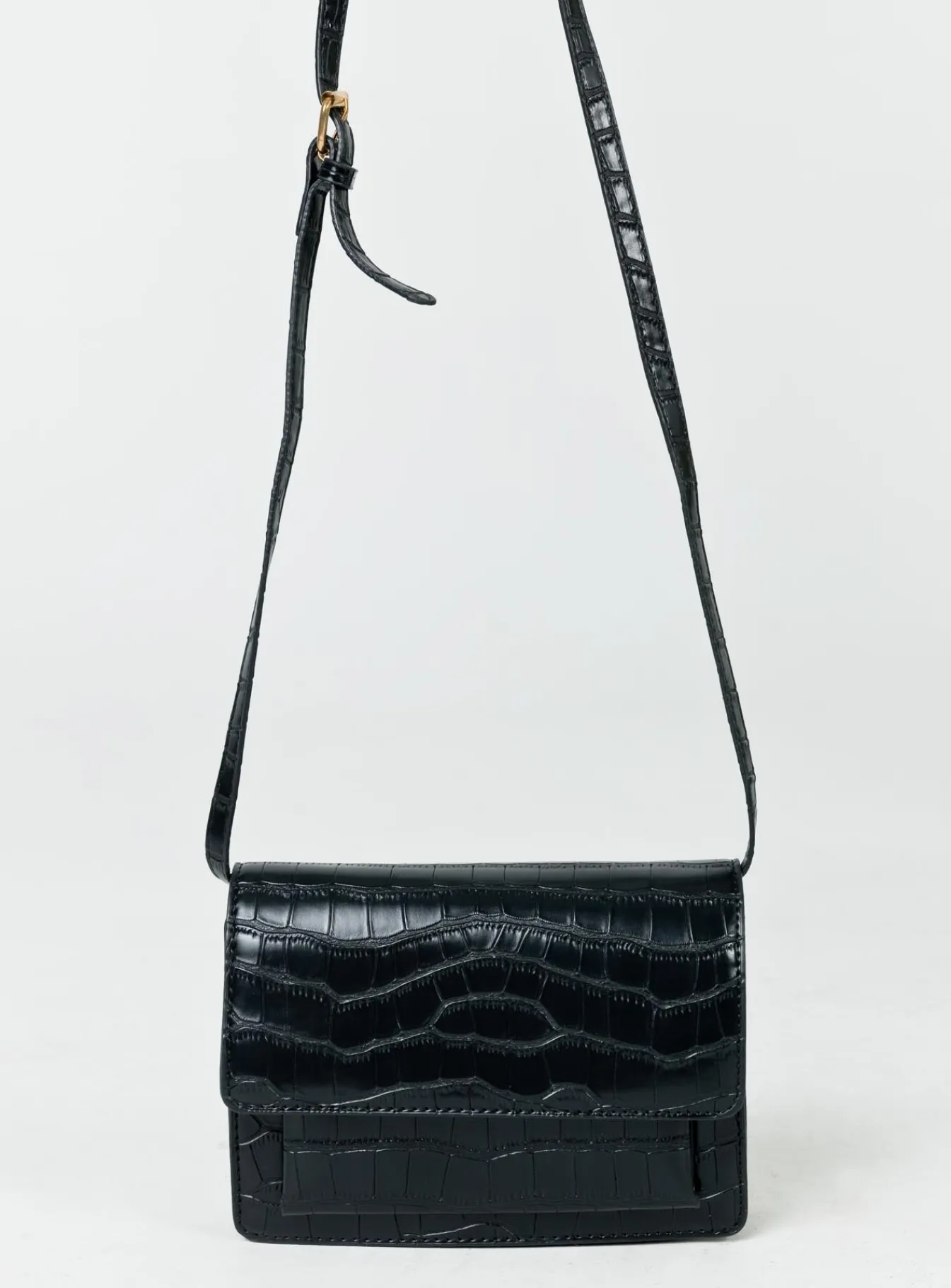Princess Polly Valentine Croc Bag Black Hot