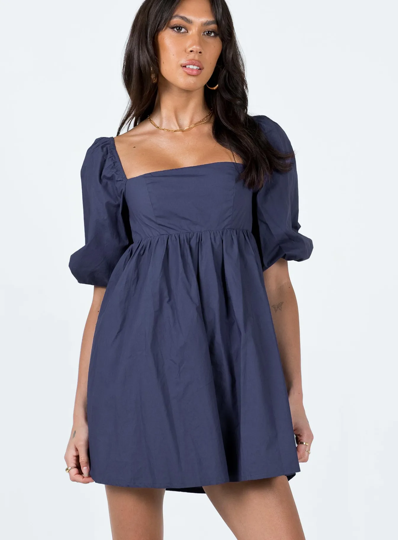 Princess Polly Vana Mini Dress Navy Online