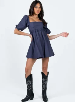 Princess Polly Vana Mini Dress Navy Online