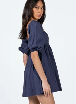 Princess Polly Vana Mini Dress Navy Online