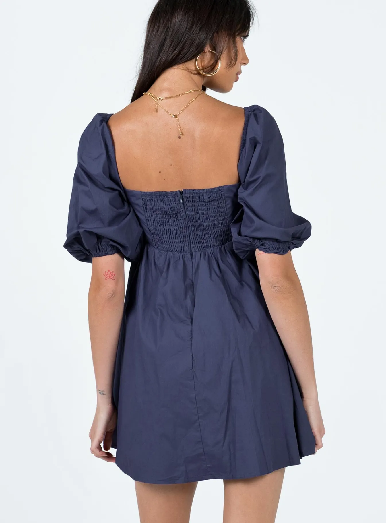 Princess Polly Vana Mini Dress Navy Online