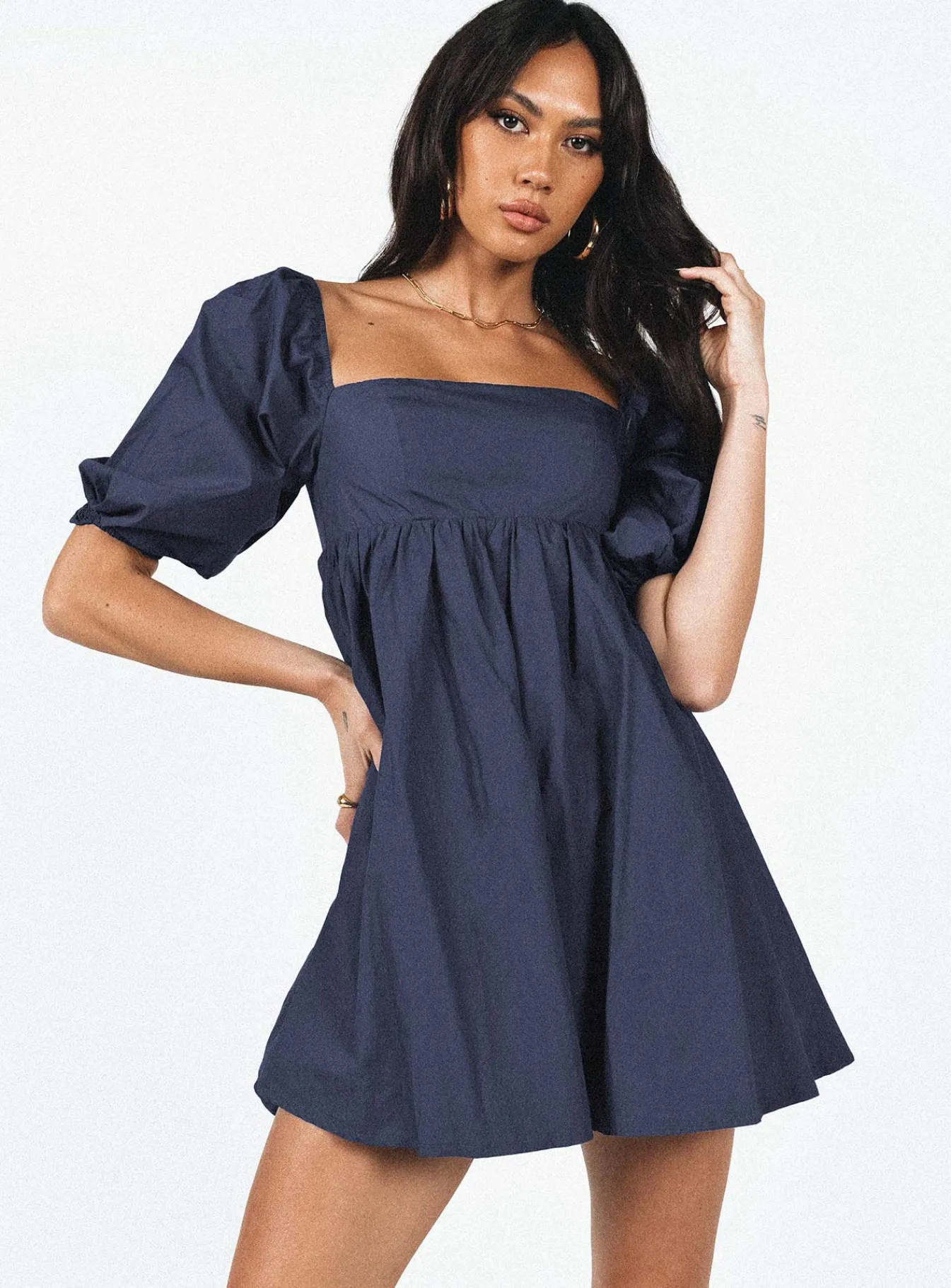 Princess Polly Vana Mini Dress Navy Online