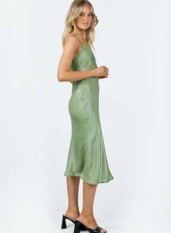 Princess Polly Varese Midi Dress Green Flash Sale