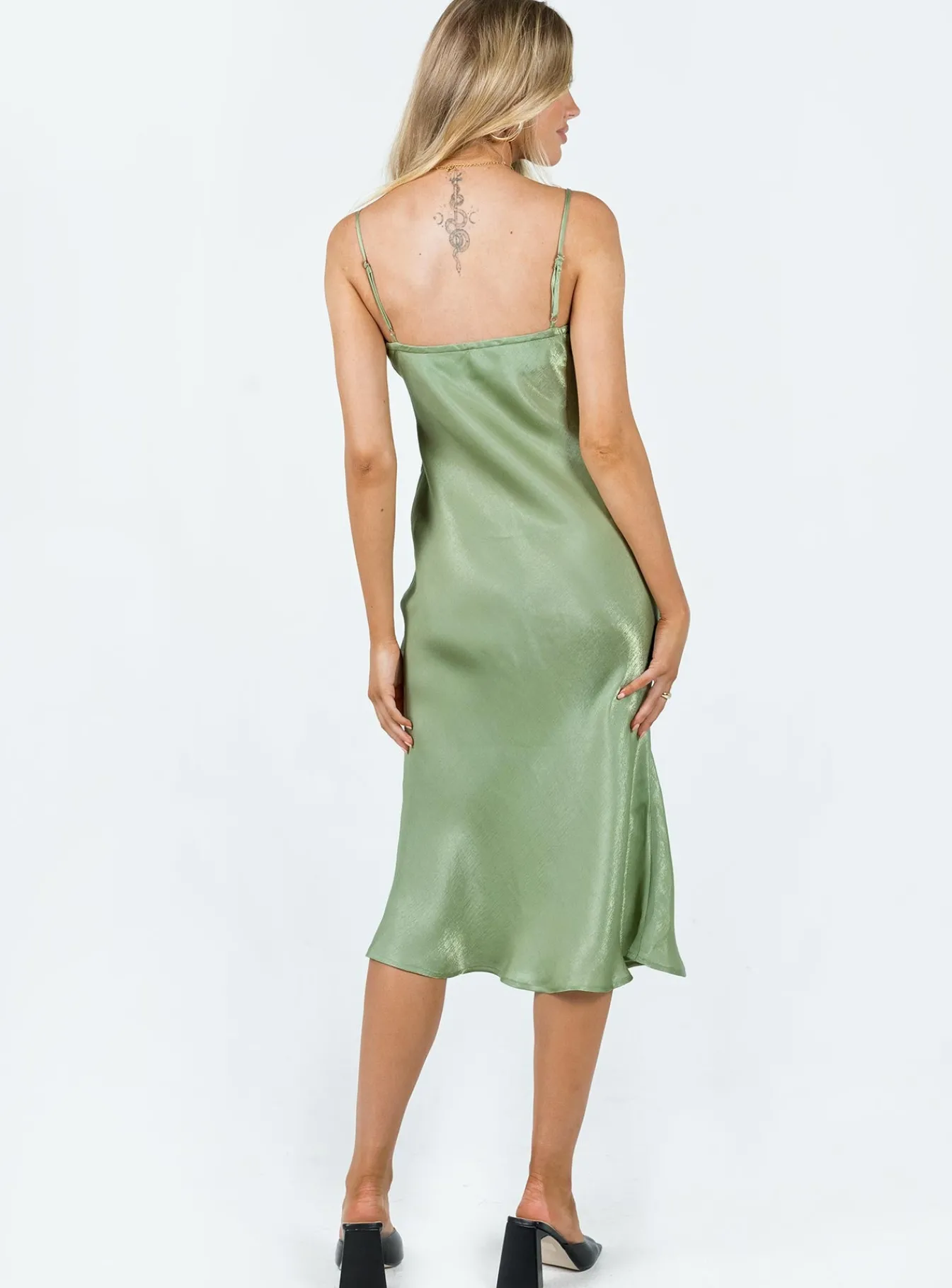 Princess Polly Varese Midi Dress Green Flash Sale