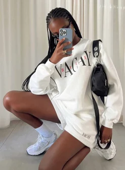 Princess Polly Vaycay Shorts  White Cheap
