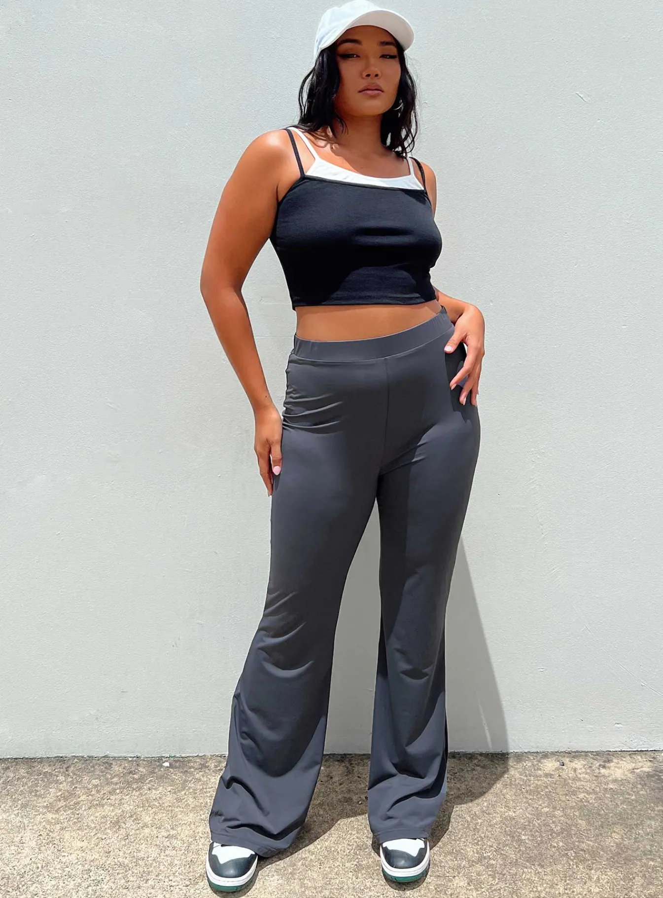 Princess Polly Vellgrove Pants Grey Slate Online