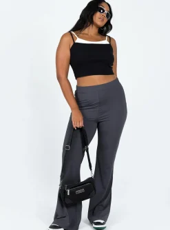 Princess Polly Vellgrove Pants Grey Slate Online