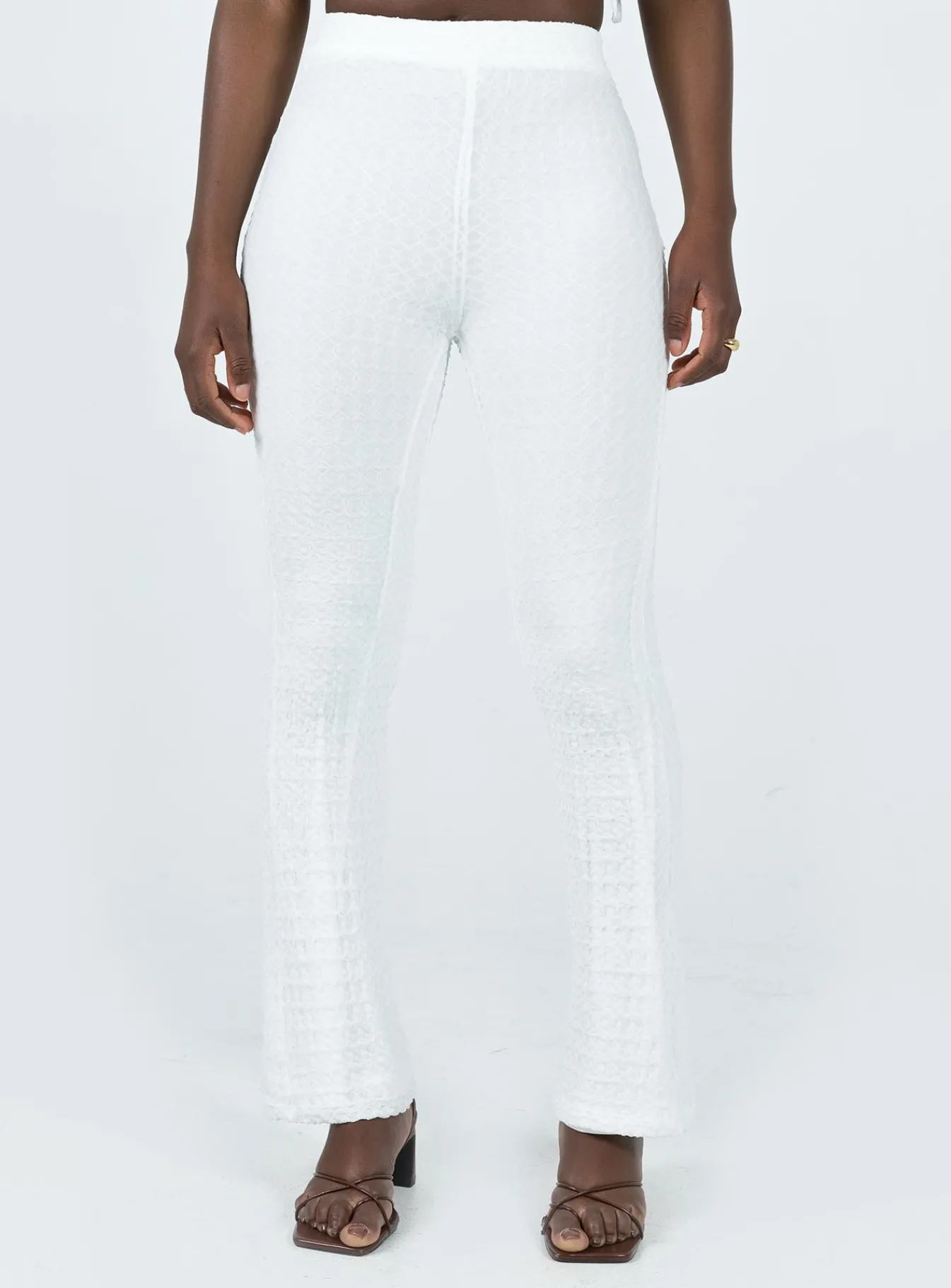 Princess Polly Vereen Pants White Clearance
