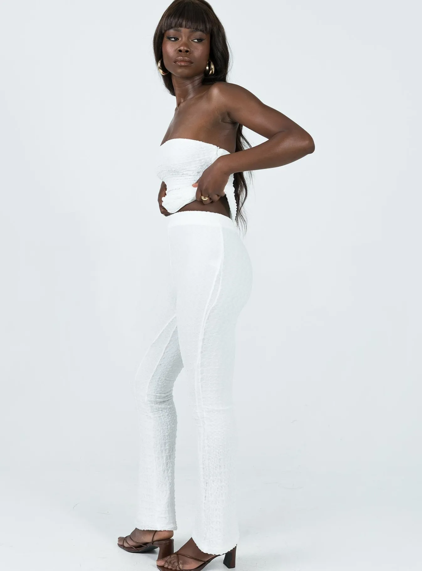 Princess Polly Vereen Pants White Clearance