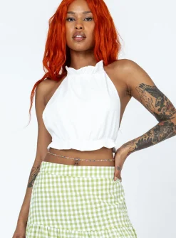 Princess Polly Veri Top  White Store