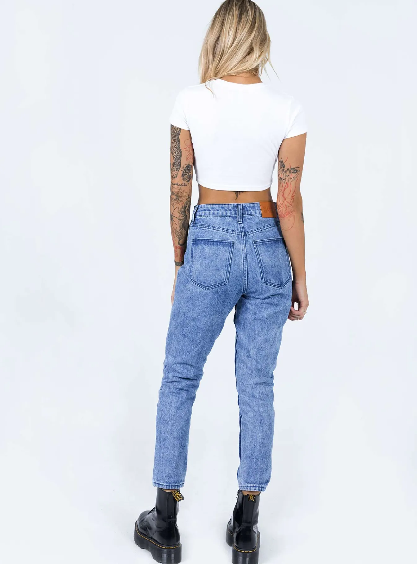 Princess Polly Vernazza Yolk Detailjeans Denim Sale