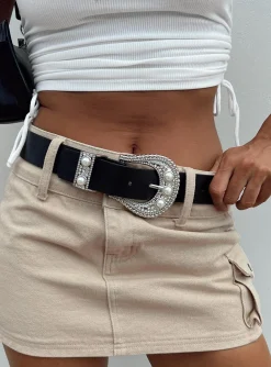 Princess Polly Vilma Belt Black Cheap