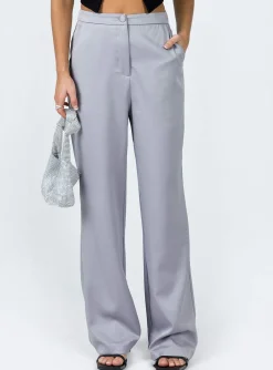 Princess Polly Vinnie Pants  Grey Fashion
