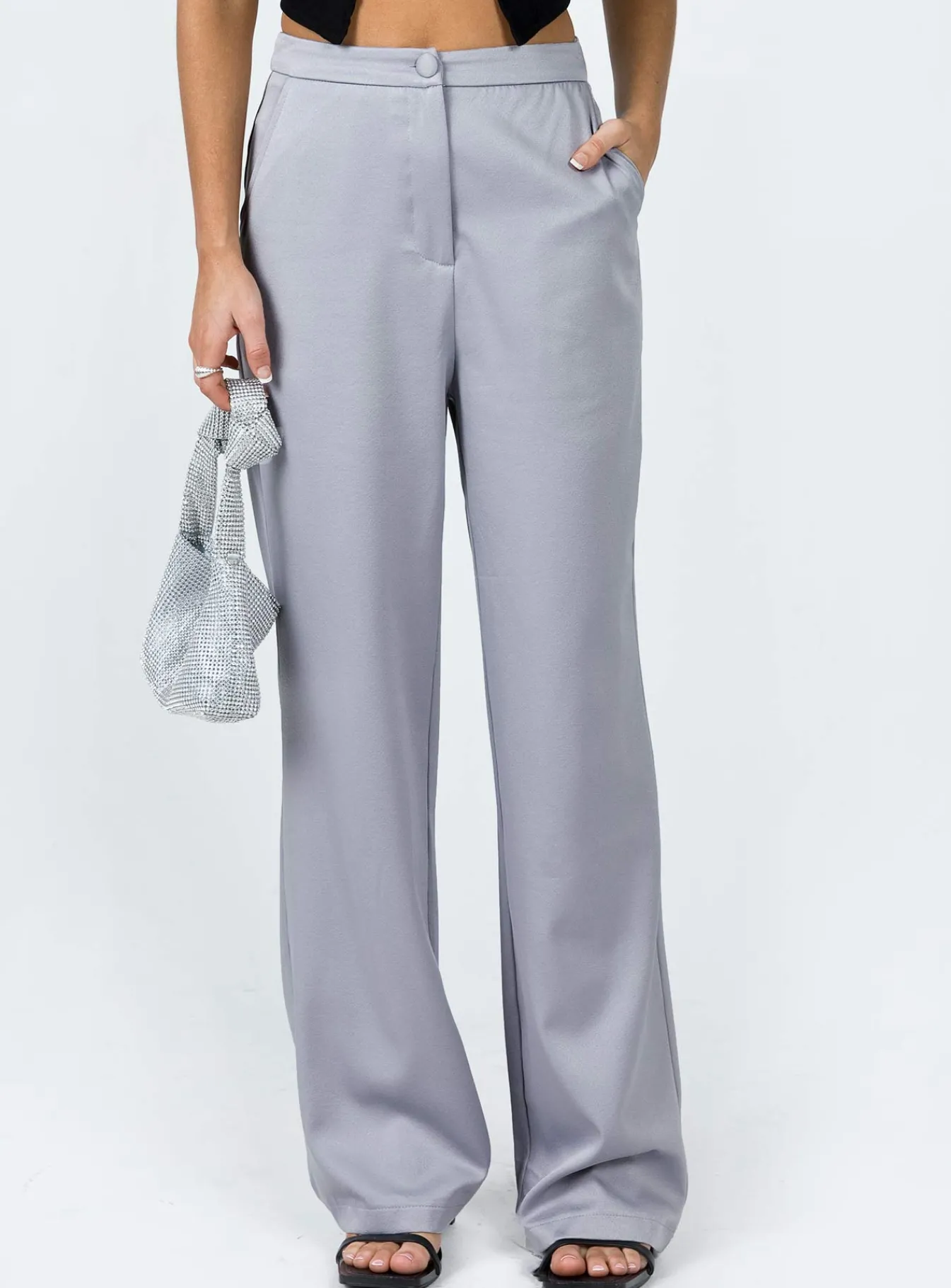 Princess Polly Vinnie Pants Grey Fashion