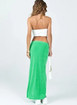 Princess Polly Viviana Midi Skirt  Green Outlet
