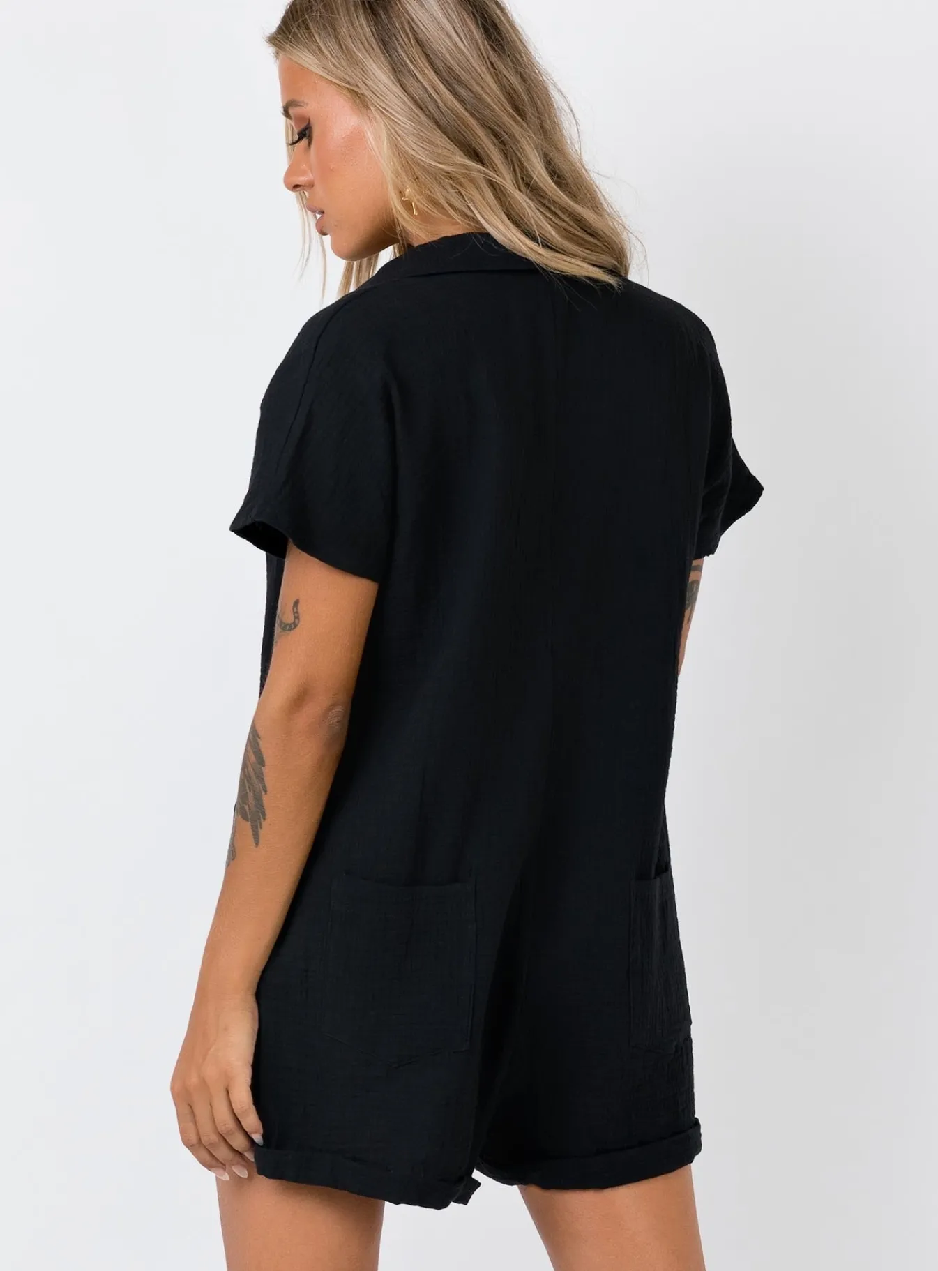 Princess Polly Vixen Romper Black Cheap