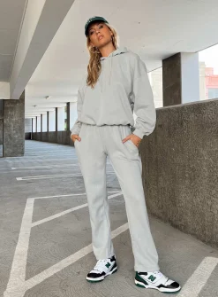 Princess Polly Voce Hoodie Grey Hot