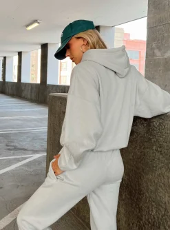 Princess Polly Voce Hoodie Grey Hot