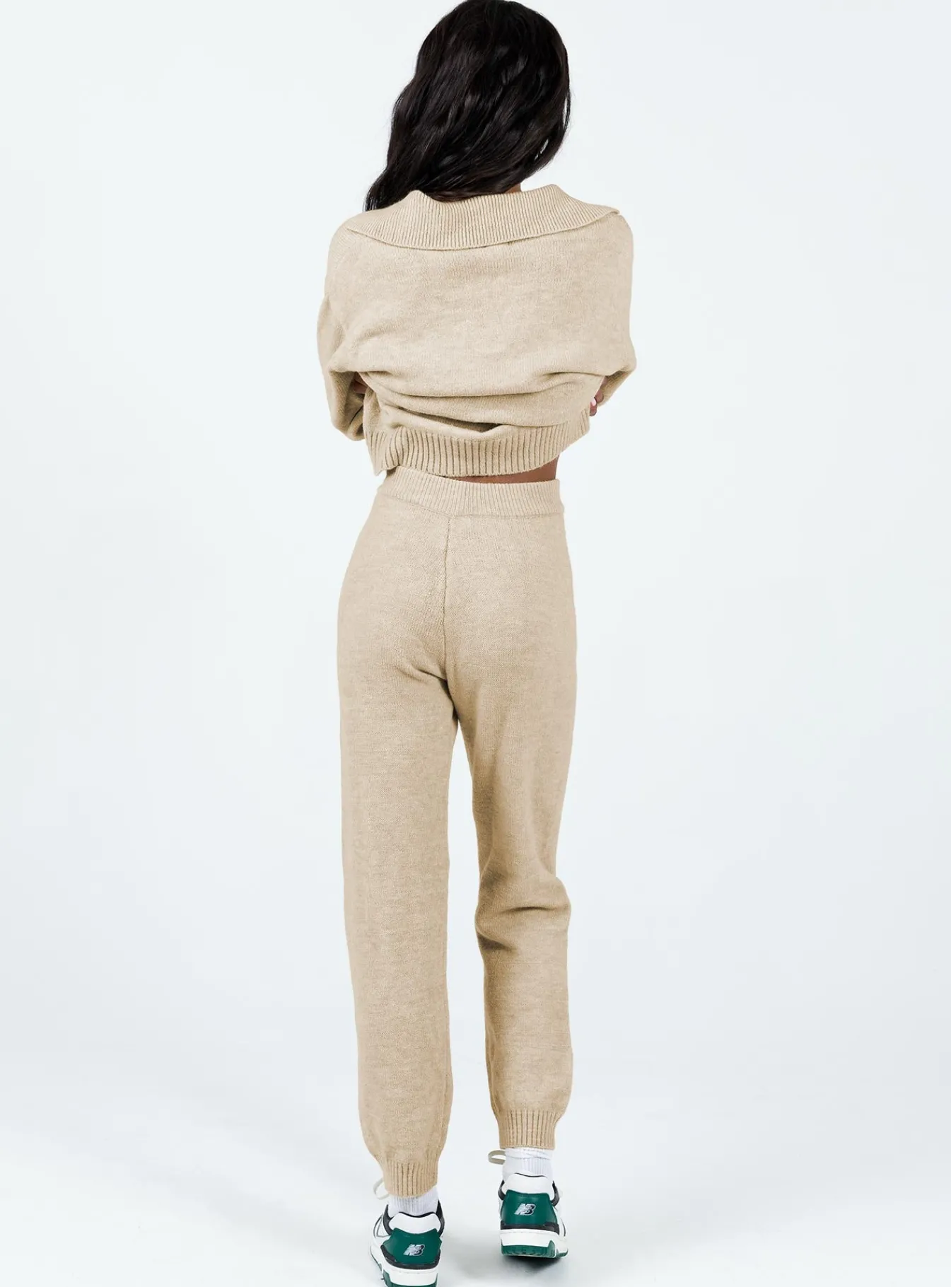 Princess Polly Waite Knit Pants Beige Best