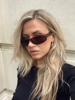 Princess Polly Wallace Sunglasses  Brown Store