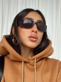 Princess Polly Wallace Sunglasses  Brown Store