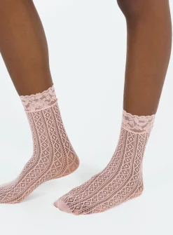 Princess Polly Wallem Socks Pink Discount