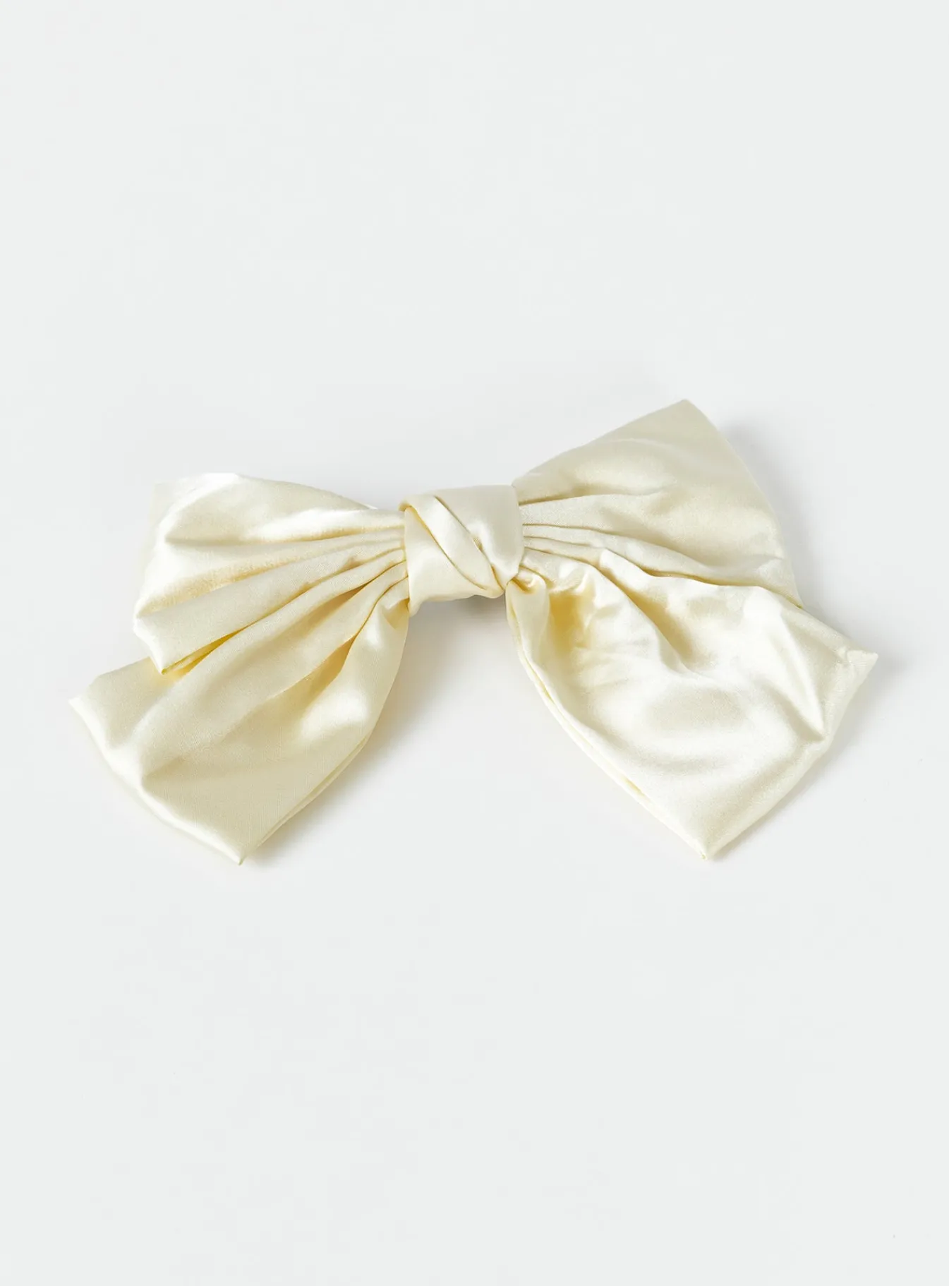 Princess Polly Walters Hair Bow Beige Discount