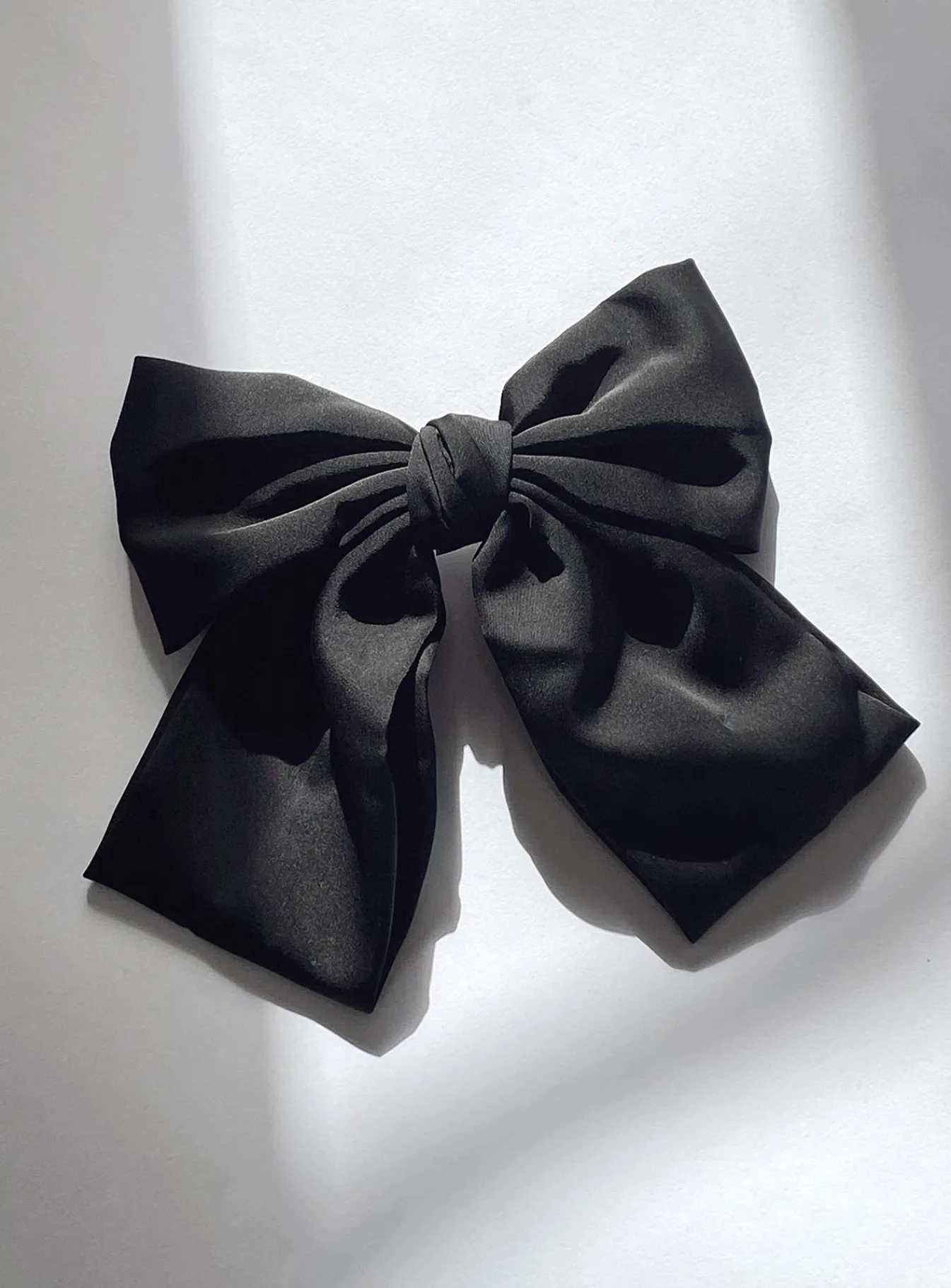Princess Polly Walters Hair Bow Black Clearance