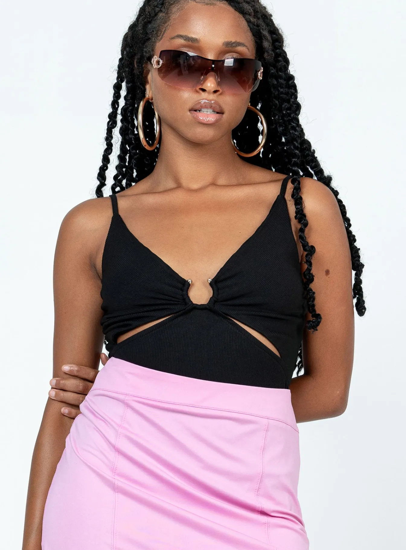Princess Polly Waterson Bodysuit Black Fashion