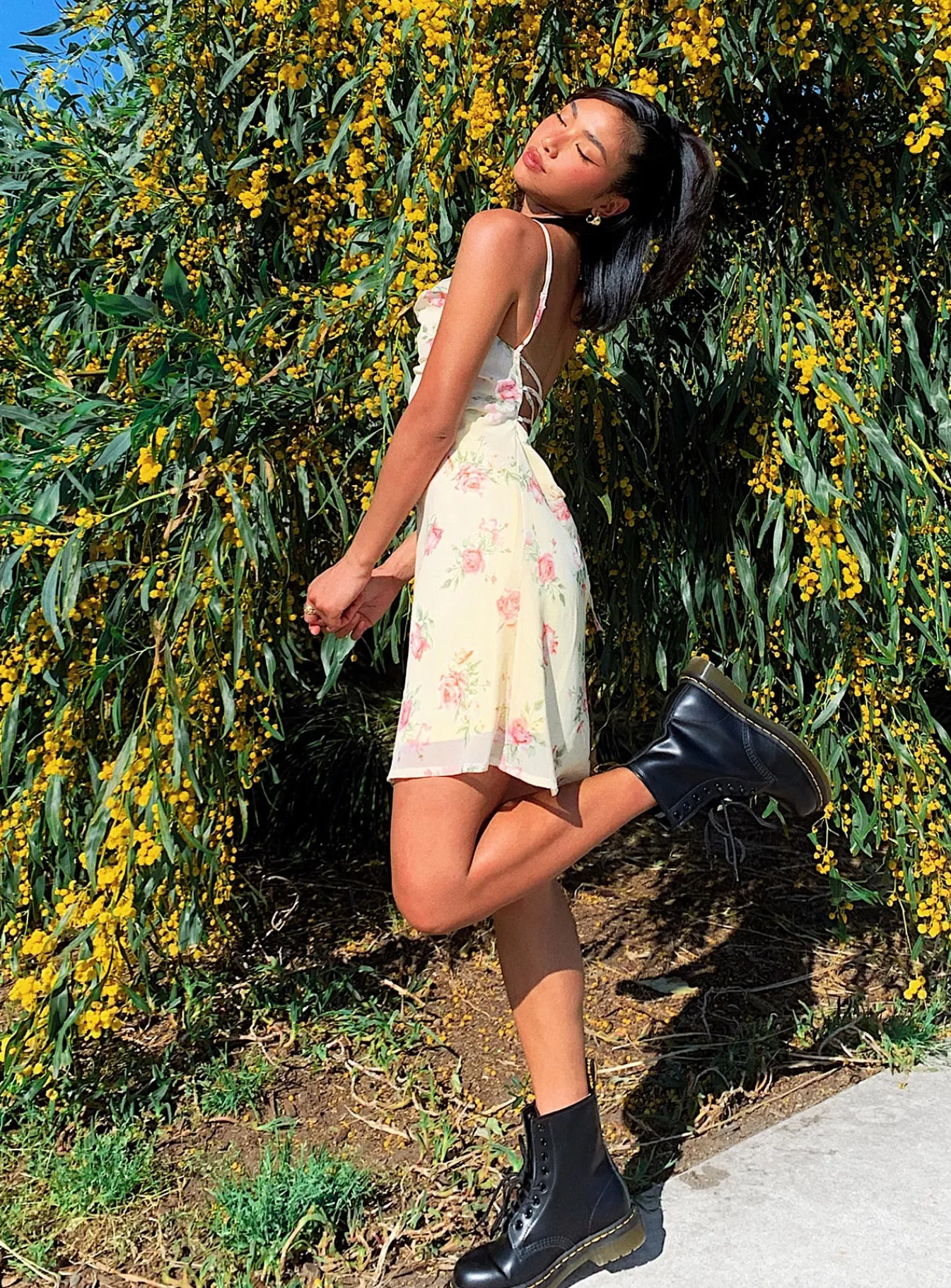 Princess Polly Watson Mini Dress Yellow Discount