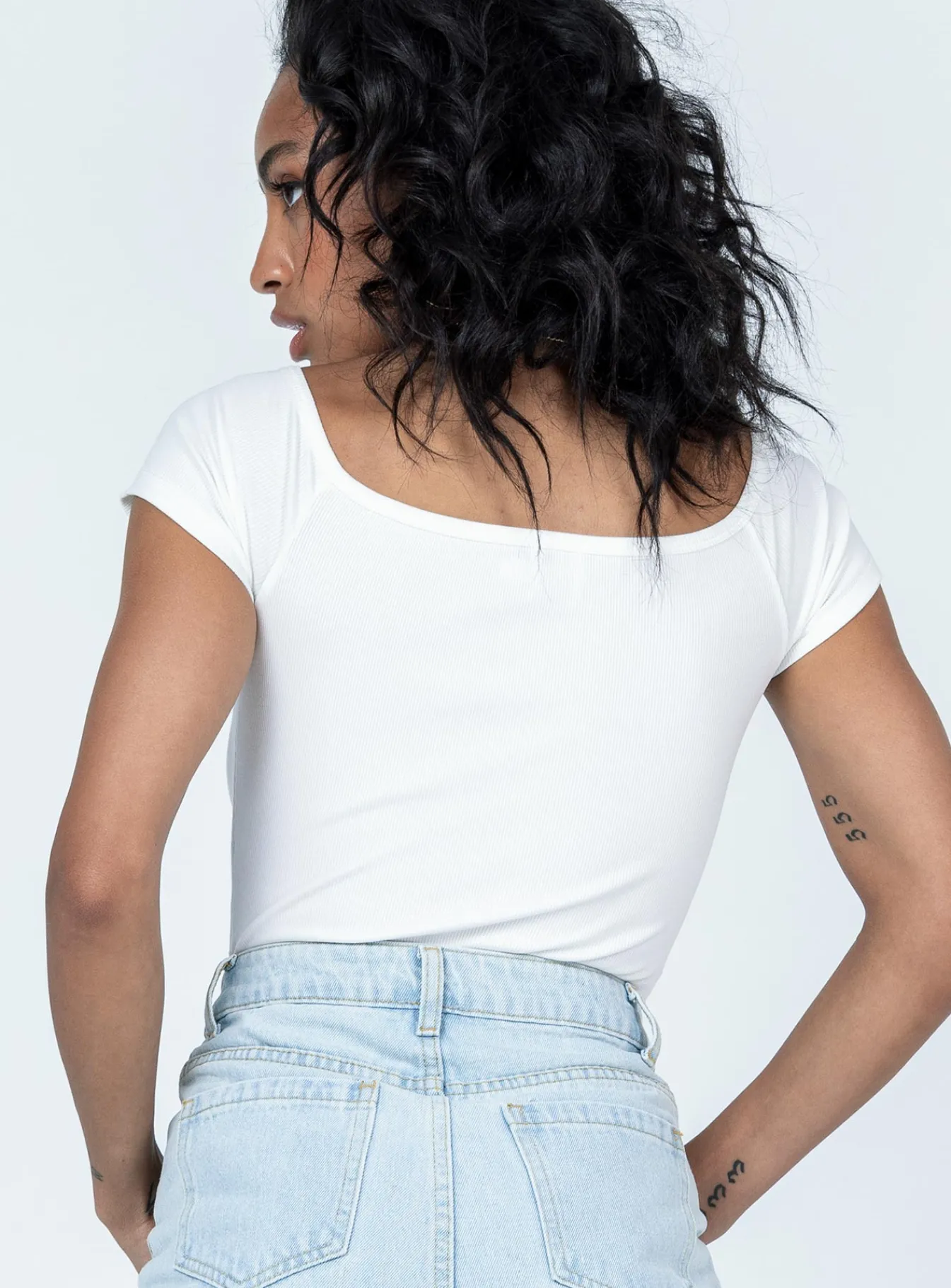 Princess Polly Wayne Bodysuit White Discount