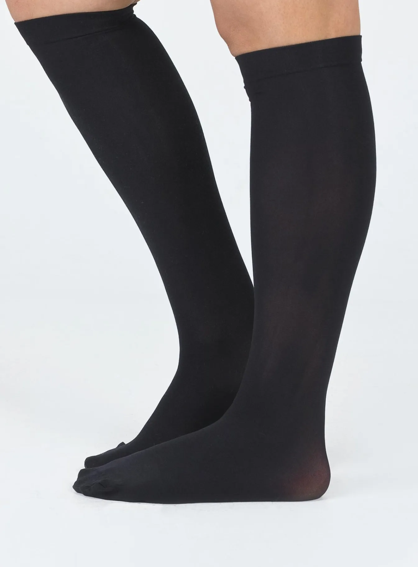 Princess Polly Weaver Knee High Socks Black Outlet