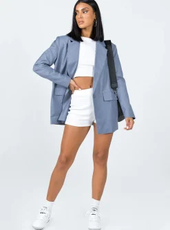 Princess Polly Welcome To The Jungle Blazer Blue Best Sale