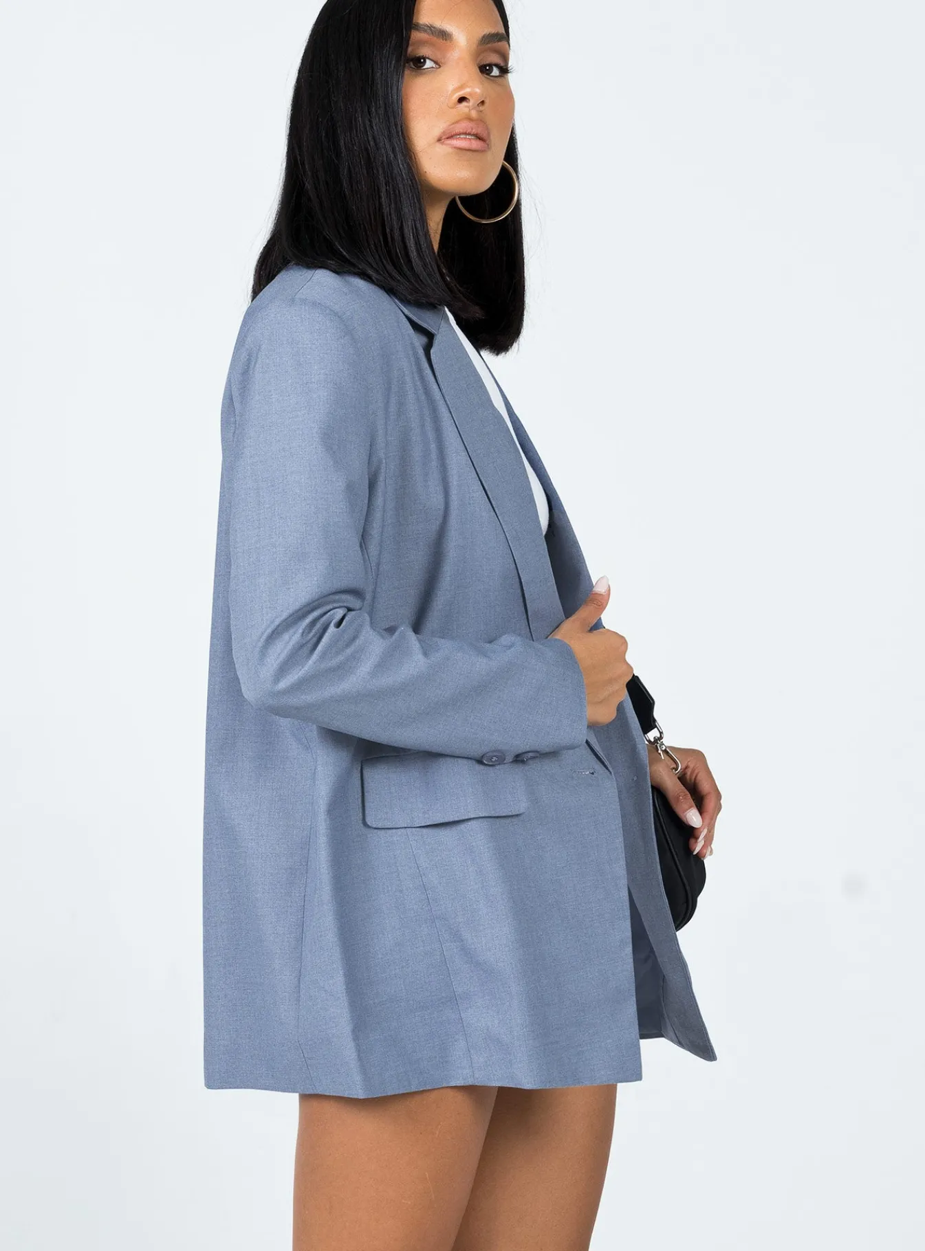 Princess Polly Welcome To The Jungle Blazer Blue Best Sale