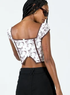 Princess Polly Wentworth Corset Top Multi Hot