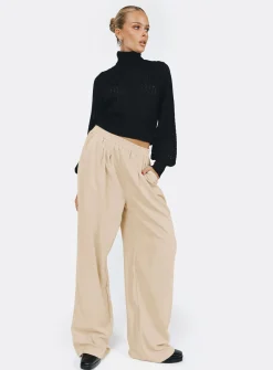 Princess Polly Wexler Pants Cream New