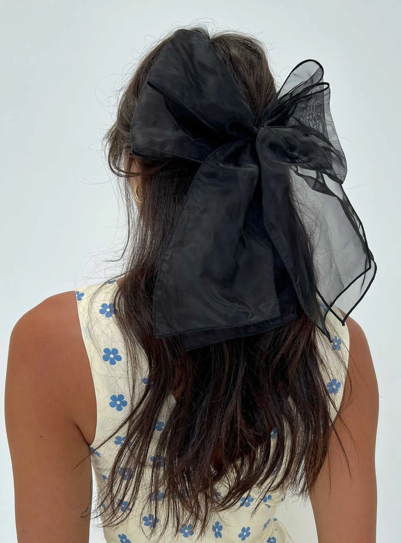Princess Polly Wicks Hair Bow Black Shop