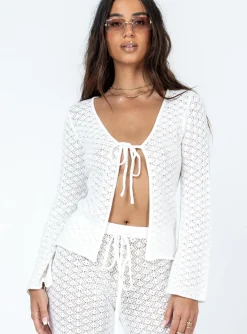 Princess Polly Wild &Amp; Free Crochet Top  White Best Sale