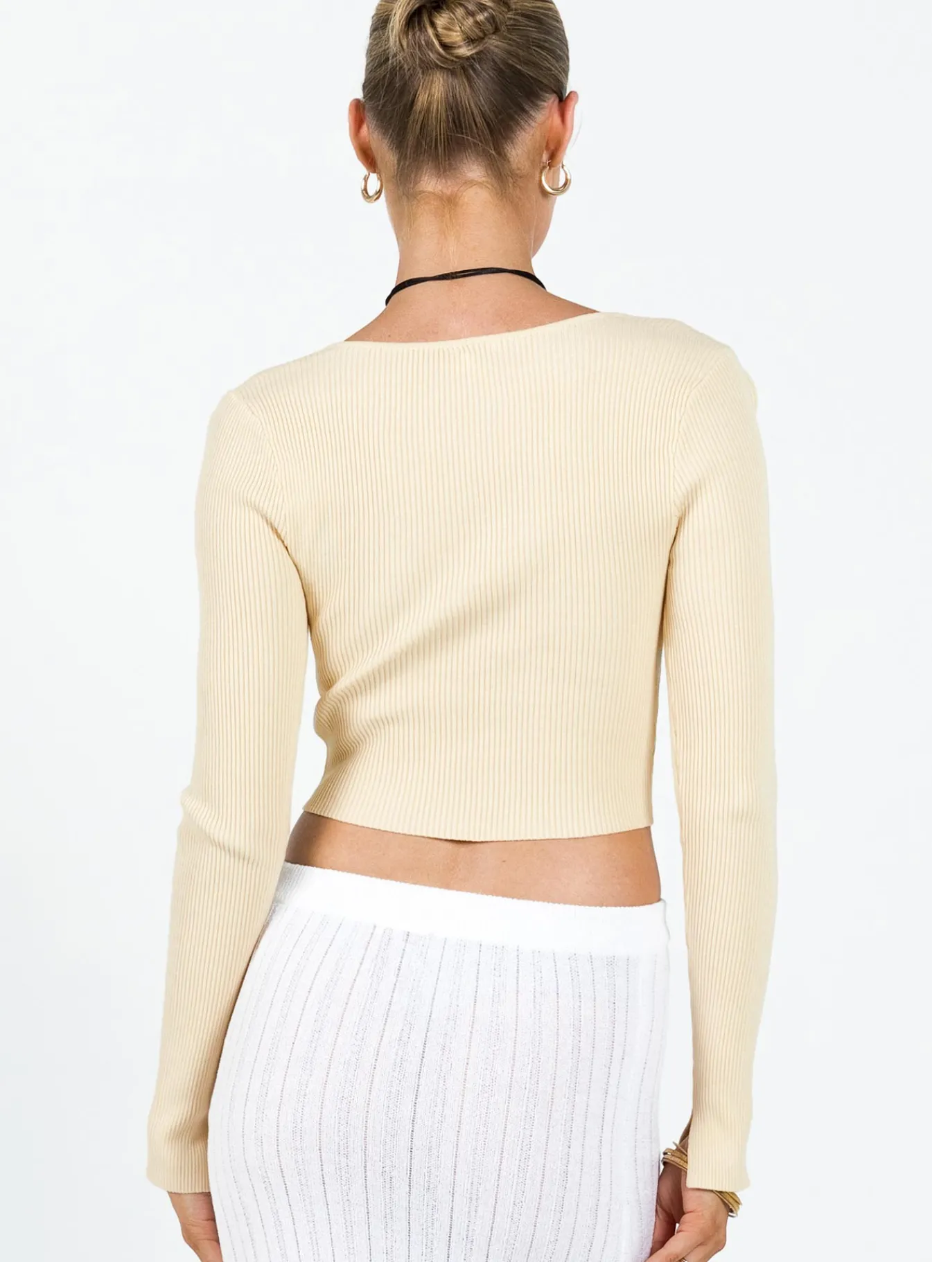 Princess Polly Wilden Long Sleeve Top Cream Best