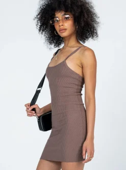 Princess Polly Wilson Mini Dress Brown Hot